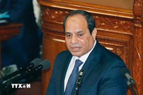 Tổng thống Ai Cập Abdel-Fattah El-Sisi. (Nguồn: Kyodo/TTXVN)