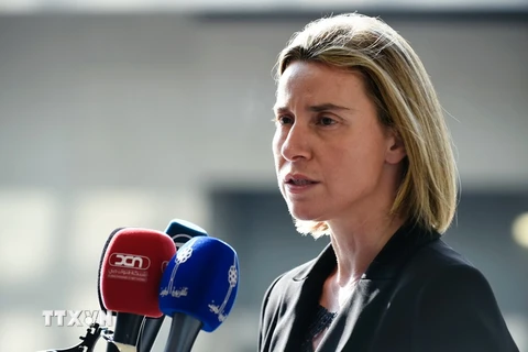 Đại diện cấp cao phụ trách chính sách An ninh và đối ngoại của EU Federica Mogherini. (Nguồn: AFP/TTXVN)