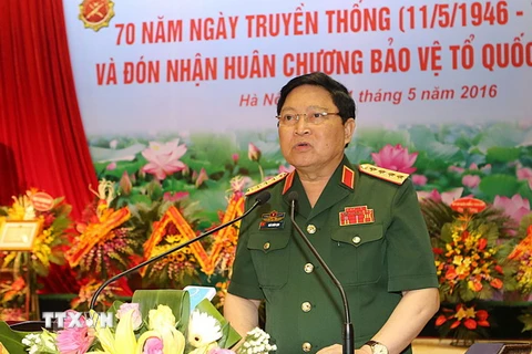 Đại tướng Ngô Xuân Lịch, Ủy viên Bộ Chính trị, Bộ trưởng Bộ Quốc phòng. (Ảnh: Trọng Đức/TTXVN)