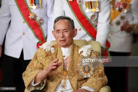 Nhà vua Thái Lan Bhumibol Abdulaydej. (Nguồn: AFP/Getty Images)