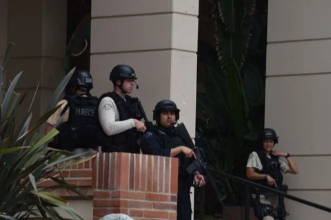 Đại học California đang bị phong tỏa. (Nguồn: AFP)