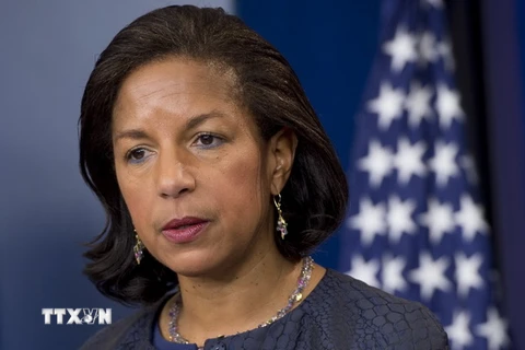 Cố vấn An ninh Quốc gia Mỹ Susan Rice. (Nguồn: AFP/TTXVN)