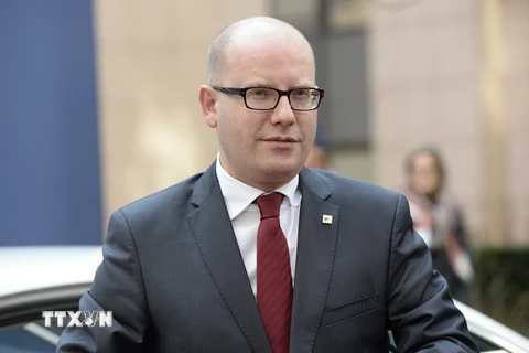 Thủ tướng Cộng hòa Séc Bohuslav Sobotka. (Nguồn: AFP/TTXVN)