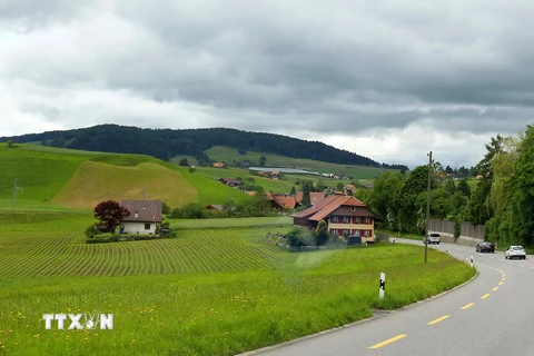 [Photo] Vẻ đẹp nao lòng như trong cổ tích của làng quê Thụy Sĩ