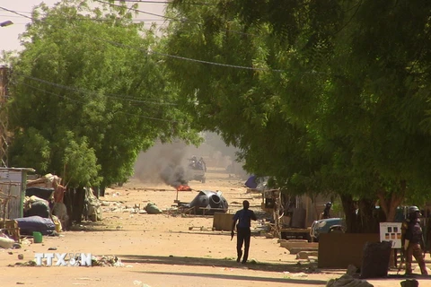 Binh sỹ làm nhiệm vụ tại khu vực Gao, Mali ngày 12/7. (Nguồn: AFP/TTXVN)