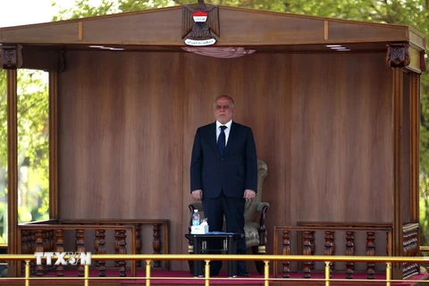 Thủ tướng Iraq Haider al-Abadi tại thủ đô Baghdad ngày 14/7. (Nguồn: AFP/TTXVN)