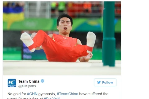 Một vận động viên môn cầu lông của Trung Quốc. (Nguồn: Reuters)