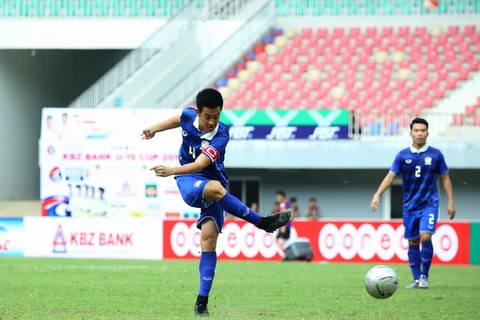 Thái Lan đánh bại U18 Consadole Sapporo. (Nguồn: MFF)