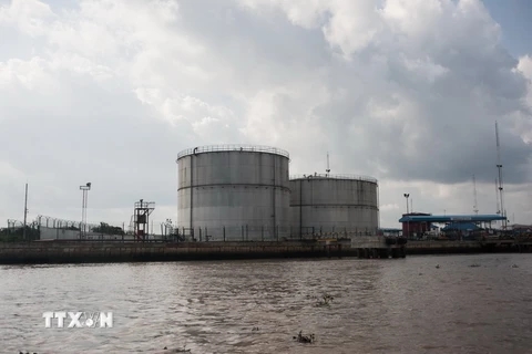 Kho trữ dầu ở Warri, bang Delta ngày 8/6. (Nguồn: AFP/TTXVN)