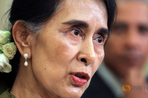 Cố vấn Nhà nước Myanmar Aung San Suu Kyi. (Nguồn: Reuters)