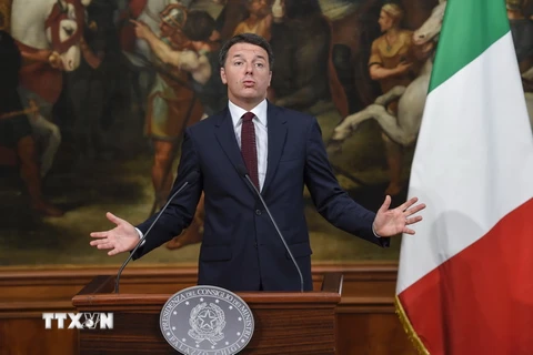 Thủ tướng Italy Matteo Renzi. (Nguồn: EPA/TTXVN)