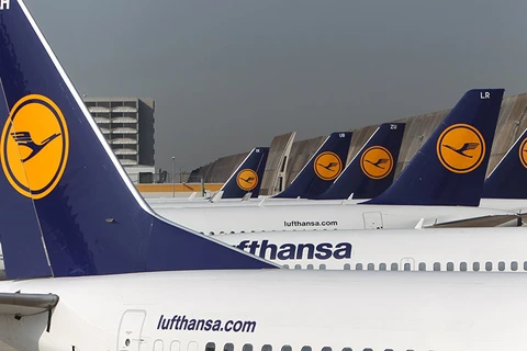 Máy bay hãng hàng không Lufthansa của Đức. (Nguồn: sputniknews.com)