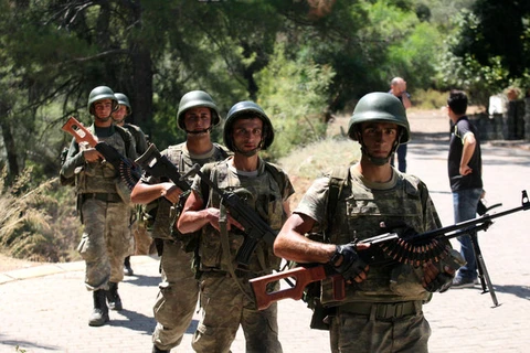 Lực lượng binh sỹ Thổ Nhĩ Kỳ. (Nguồn: Reuters)