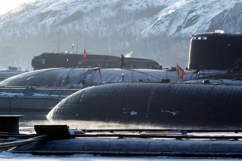 Các tàu ngầm của Hạm đội Biển Bắc, Nga. (Nguồn: sputniknews.com)