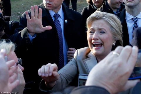 Ứng cử viên Tổng thống đảng Dân chủ Hillary Clinton. (Nguồn: AFP/Getty Images)