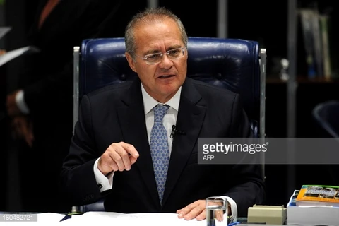 Chủ tịch Thượng viện Brazil Renán Calheiros. (Nguồn: AFP/Getty Images)