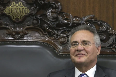 Chủ tịch Thượng viện Brazil Renan Calheiros. (Nguồn: AP)