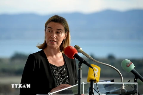 Đại diện cấp cao phụ trách an ninh và chính sách đối ngoại của EU Federica Mogherini. (Nguồn: AFP/TTXVN)