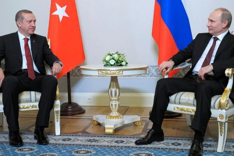 Tổng thống Thổ Nhĩ Kỳ Tayyip Erdogan và người đồng cấp Nga Vladimir Putin. (Nguồn: qantara.de)