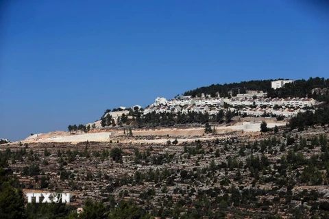 Khu định cư Gilo của người Do Thái ở Đông Jerusalem ngày 3/11. (Nguồn: AFP/TTXVN)