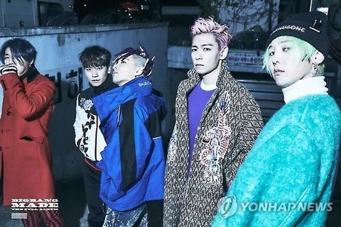 Nhóm nhạc Hàn Quốc Big Bang. (Nguồn: Yonhap)