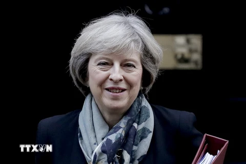 Thủ tướng Anh Theresa May tại London ngày 16/11. (Nguồn: AP/TTXVN)