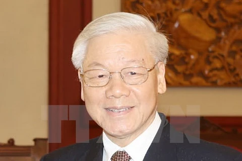 Tổng Bí thư Nguyễn Phú Trọng. (Ảnh: Trí Dũng/TTXVN)