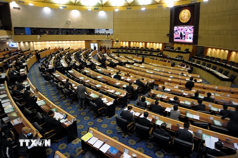 Toàn cảnh một phiên họp Quốc hội Thái Lan tại Bangkok. (Nguồn: AFP/TTXVN)