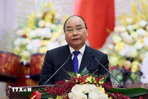 Thủ tướng Nguyễn Xuân Phúc. (Ảnh: Phạm Kiên/TTXVN)