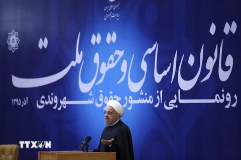 Tổng thống Iran Hassan Rouhani. (Nguồn: AP/TTXVN)