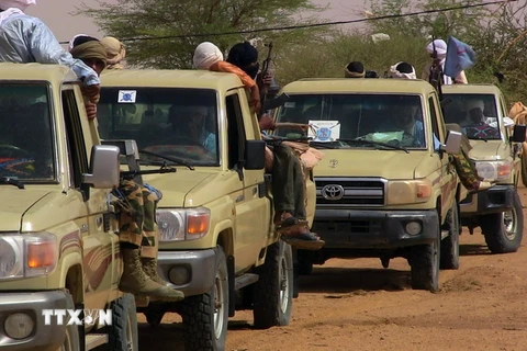 Một nhóm vũ trang Mali đóng quân tại Kidal. (Nguồn: AFP/TTXVN)
