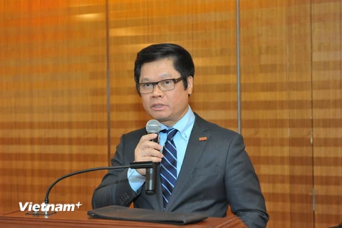 Chủ tịch Phòng Thương mại-Công nghiệp Việt Nam Vũ Tiến Lộc. (Ảnh: Thanh Tuấn/Vietnam+)