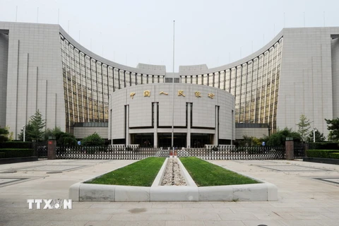 Trụ sở Ngân hàng Trung ương Trung Quốc tại Bắc Kinh. (Nguồn: AFP/TTXVN)