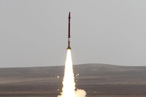 Tên lửa đánh chặn Davids Sling. (Ảnh: jpost.com)