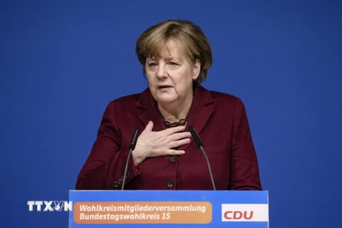 Thủ tướng Đức Angela Merkel. (Nguồn: EPA/TTXVN)