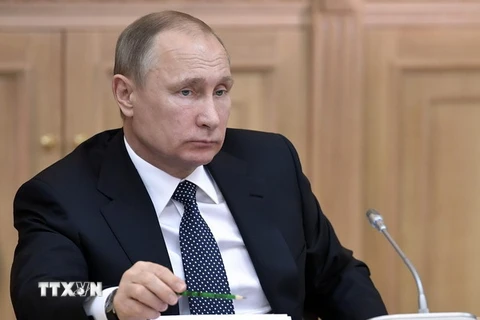 Tổng thống Nga Vladimir Putin. (Nguồn: EPA/TTXVN)