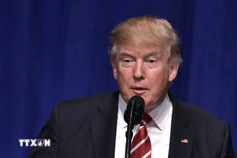 Tổng thống Mỹ Donald Trump phát biểu tại một sự kiện ở Tampa, Florida ngày 6/2. (Nguồn: AFP/TTXVN)