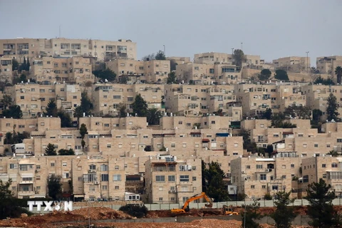 Khu định cư Ramat Shlomo ở Đông Jerusalem ngày 28/12/2016. (Nguồn: AFP/TTXVN)