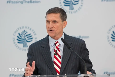 Ông Michael Flynn tại một sự kiện ở Washington, DC ngày 10/1. (Nguồn: AFP/TTXVN)