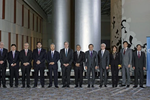Đại diện các nước tham gia đàm phán TPP trong một cuộc họp ở Atlanta năm 2015. (Nguồn: Reuters) 