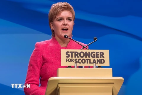 Thủ hiến Scotland Nicola Sturgeon. (Nguồn: AFP/TTXVN)