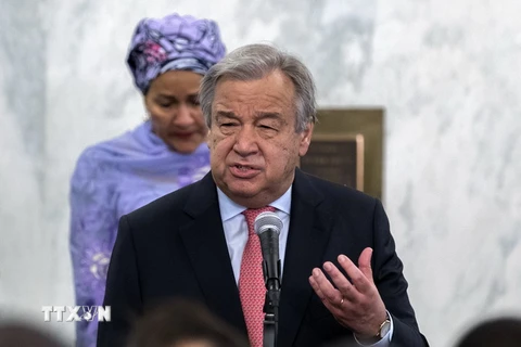 Tổng Thư ký Liên hợp quốc, ông António Guterres. (Nguồn: THX/TTXVN)