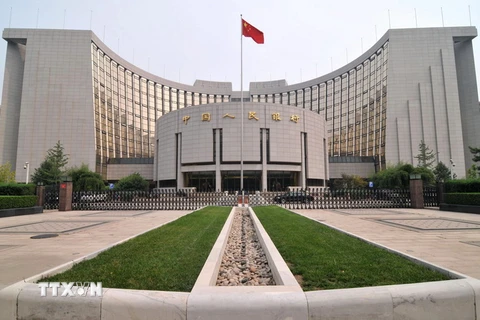 Trụ sở Ngân hàng Trung ương Trung Quốc ở Bắc Kinh. (Nguồn: EPA/TTXVN)