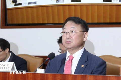 Bộ trưởng Tài chính Hàn Quốc Yoo Il-ho. (Nguồn: Yonhap/TTXVN)