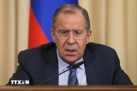 Ngoại trưởng Nga Sergei Lavrov. (Nguồn: EPA/TTXVN)