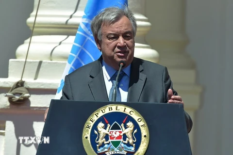 Tổng Thư ký Liên hợp quốc Antonio Guterres. (Nguồn: EPA/TTXVN)