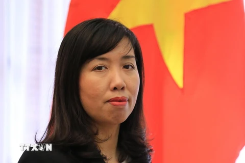 Người phát ngôn Bộ Ngoại giao Việt Nam Lê Thị Thu Hằng. (Nguồn: TTXVN)