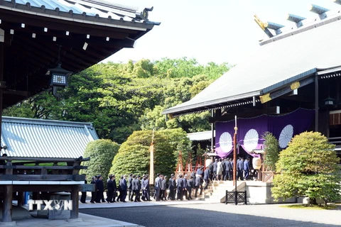 Đền Yasukuni. (Nguồn: THX/TTXVN)