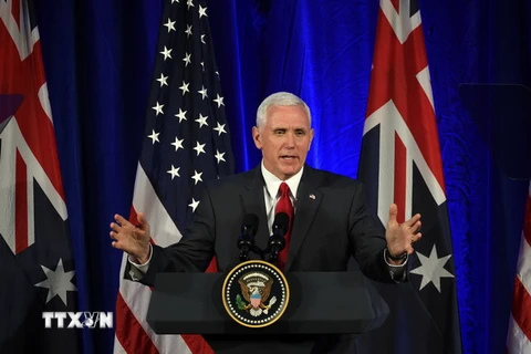 Phó Tổng thống Mỹ Mike Pence. (Nguồn: AFP/TTXVN)