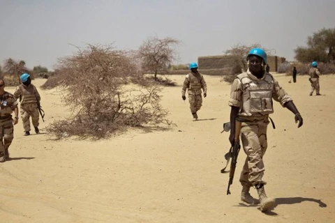 Binh sỹ gìn giữ hòa bình Liên hợp quốc tuần tra ở Mali. (Nguồn: Minusma)